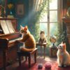 Feline Concerto Puslespil 1000 Brikker