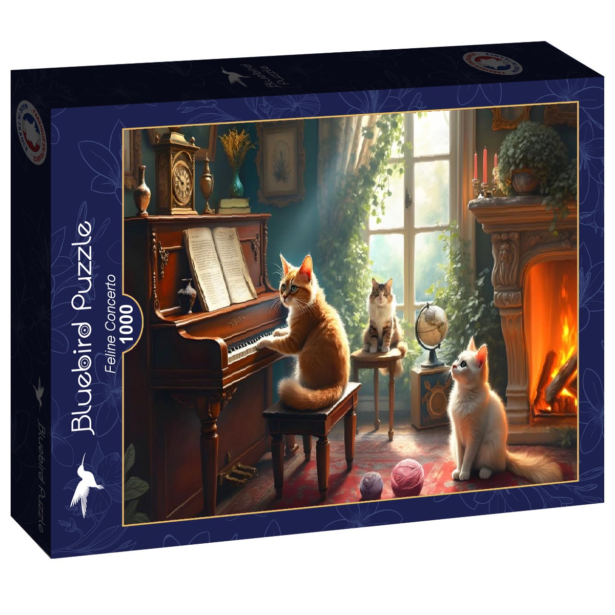 Alternative view of Feline Concerto Puslespil 1000 Brikker