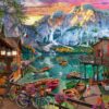 Lago Di Braies Italy Puslespil 1000 Brikker