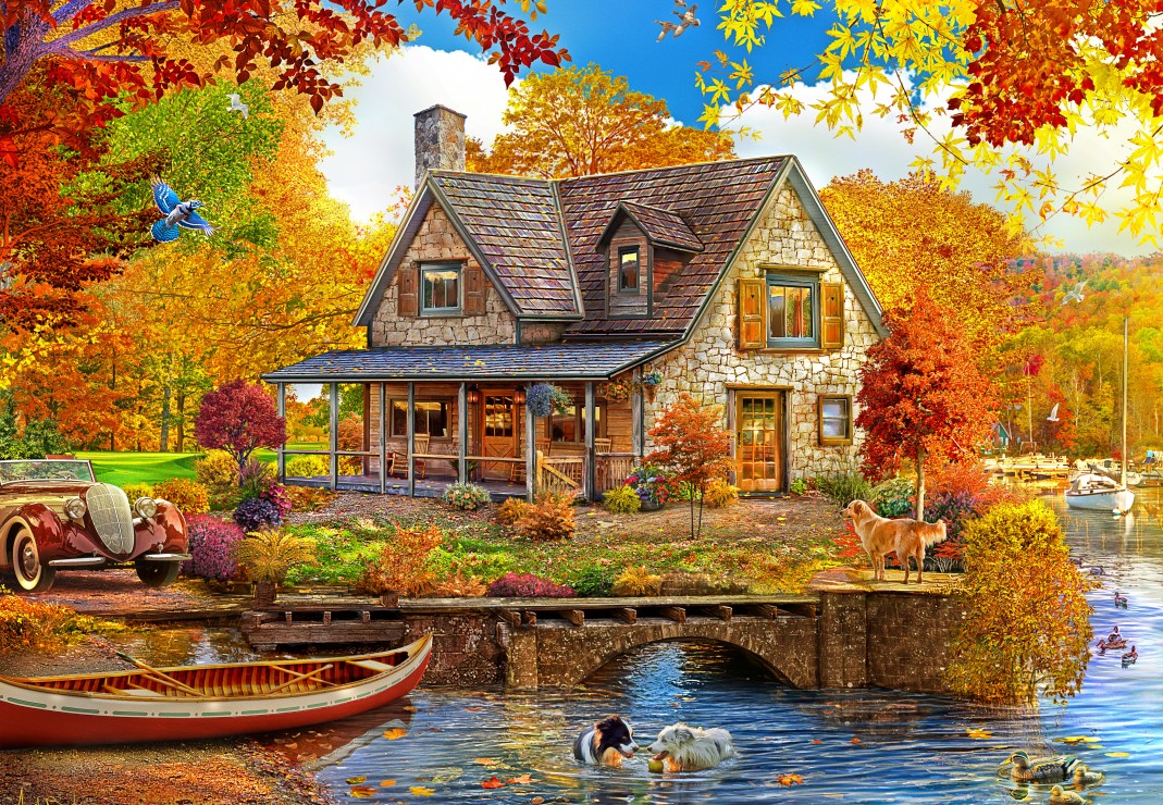 Lake House Puslespil 1000 Brikker