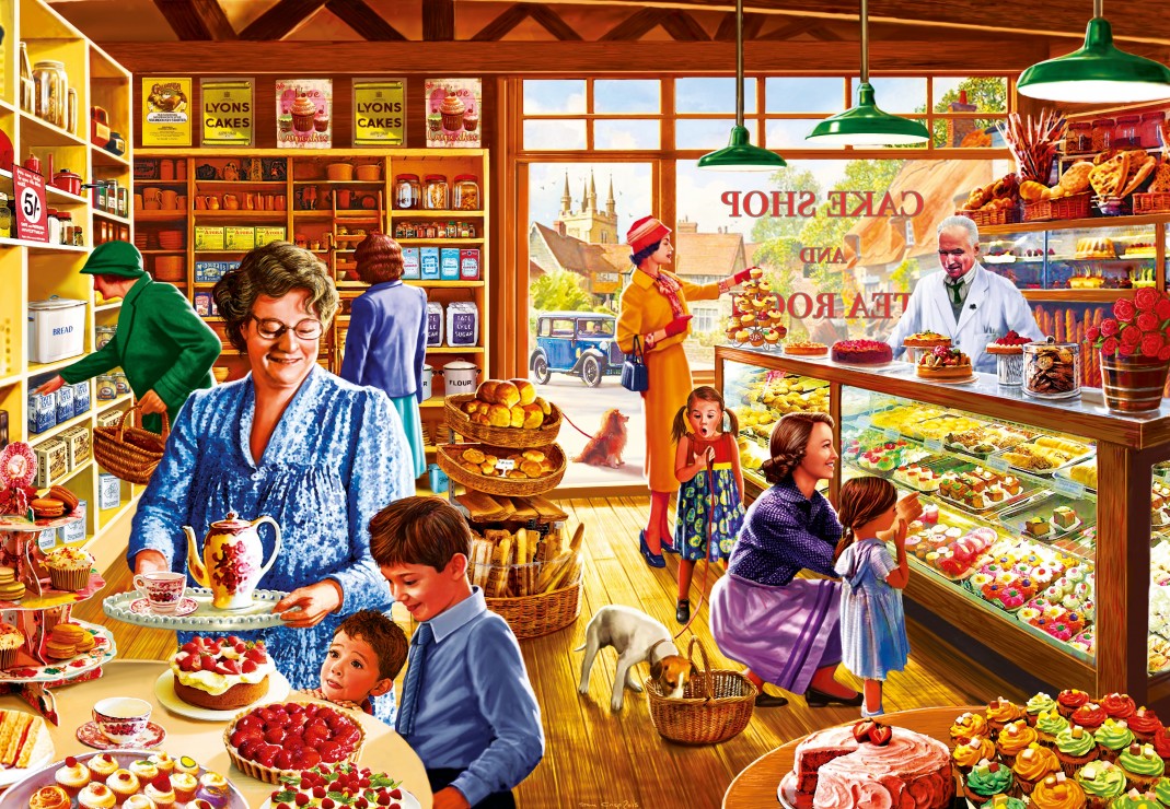 Nostalgic Cake Shop Puslespil 1000 Brikker
