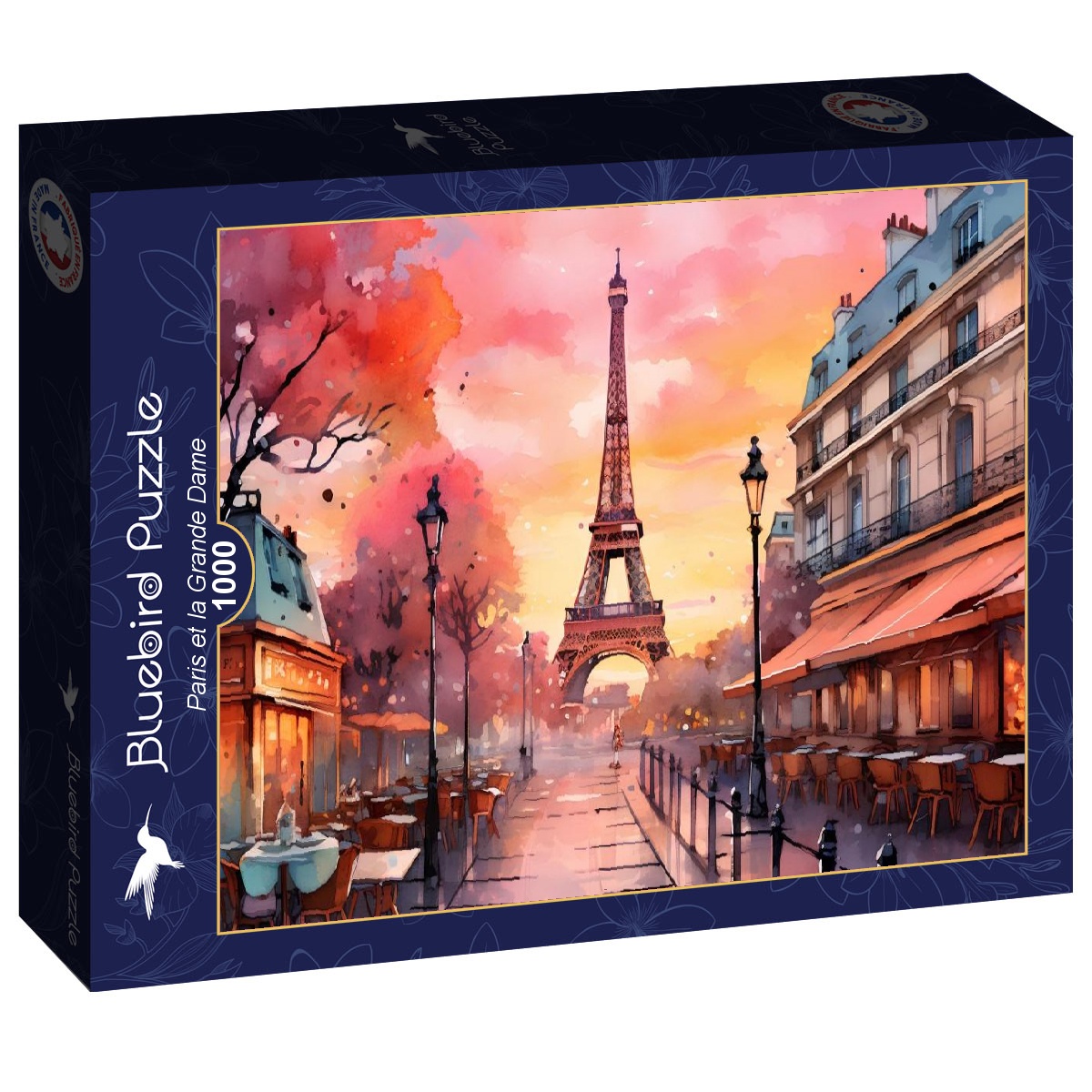 Paris et la Grande Dame Puslespil 1000 Brikker - Billede 2
