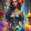 Flower Goddess Puslespil 1000 Brikker