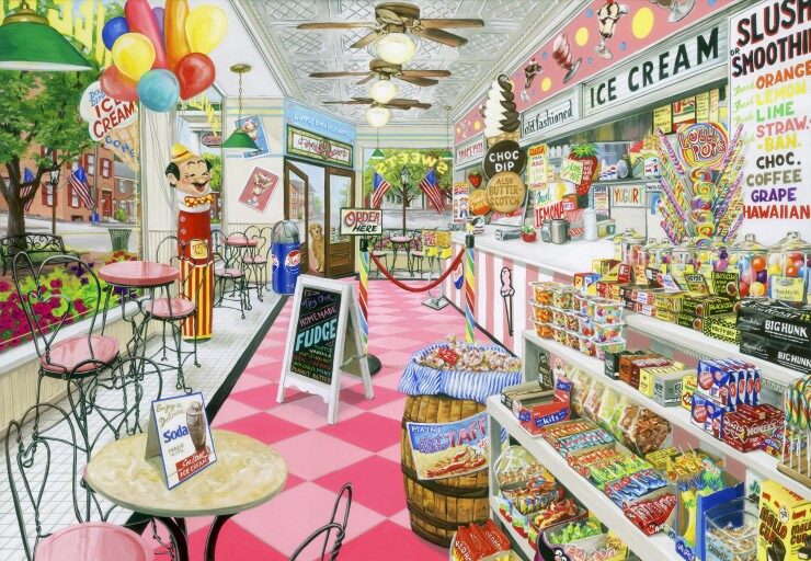 Sweet Shop Puslespil 1000 Brikker