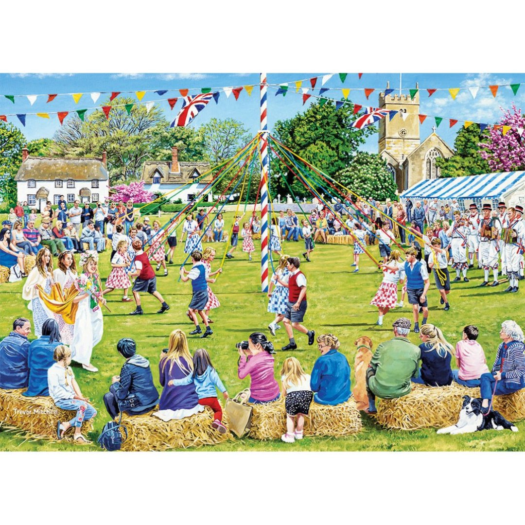 Around the Maypole Puslespil 1000 Brikker