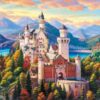 Castle in the Mountains Puslespil 1000 Brikker