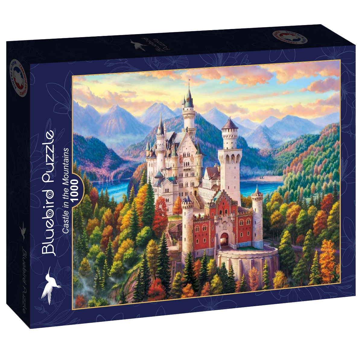 Castle in the Mountains Puslespil 1000 Brikker - Billede 2