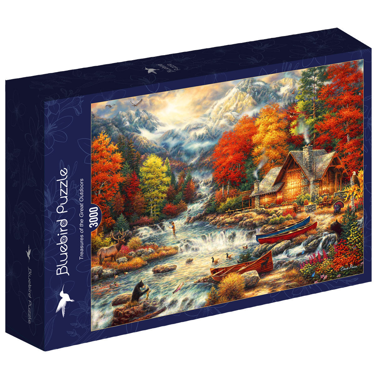 Alternative view of Treasures of the Great Outdoors Puslespil 3000 Brikker