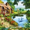 Cottage by the Lake Puslespil 1000 Brikker