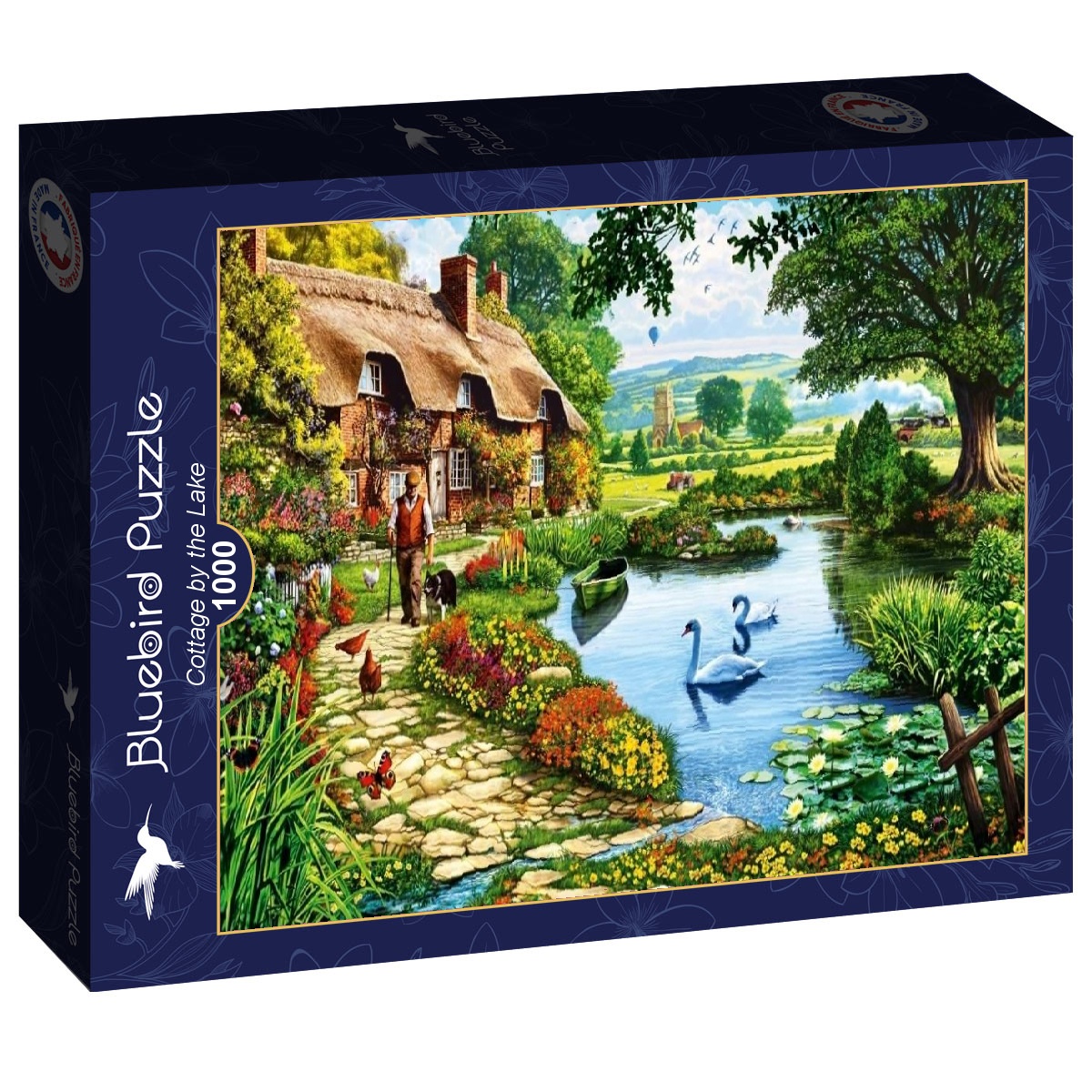 Cottage by the Lake Puslespil 1000 Brikker - Billede 2