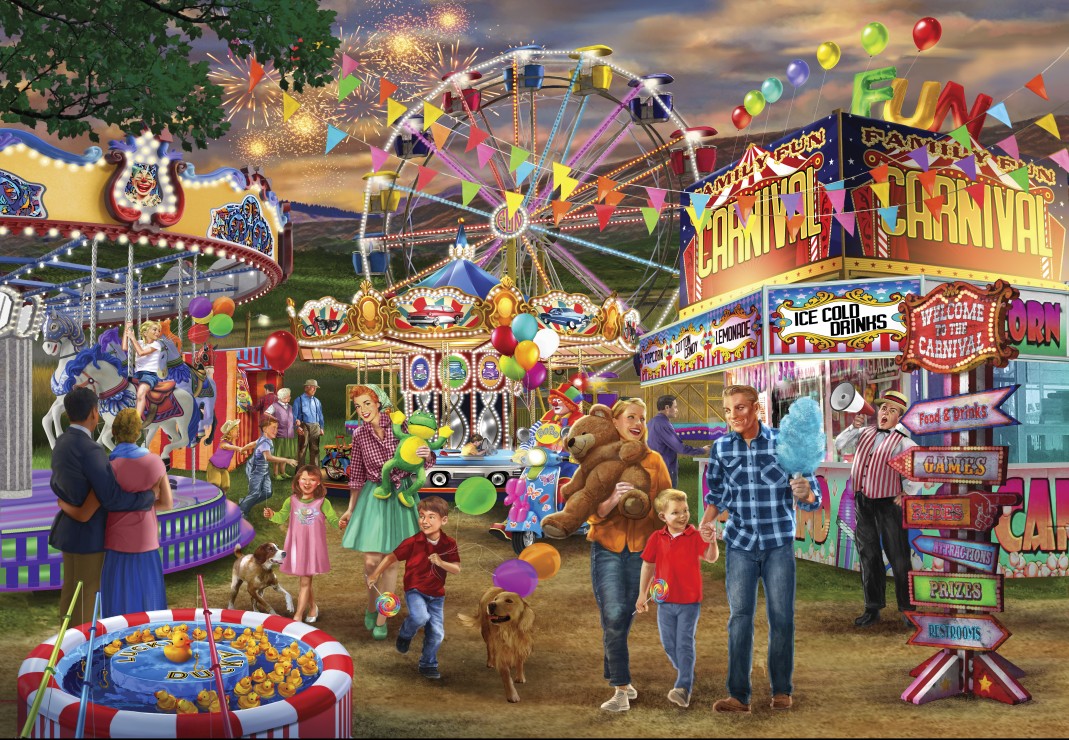 Family Fun Carnival Puslespil 1000 Brikker