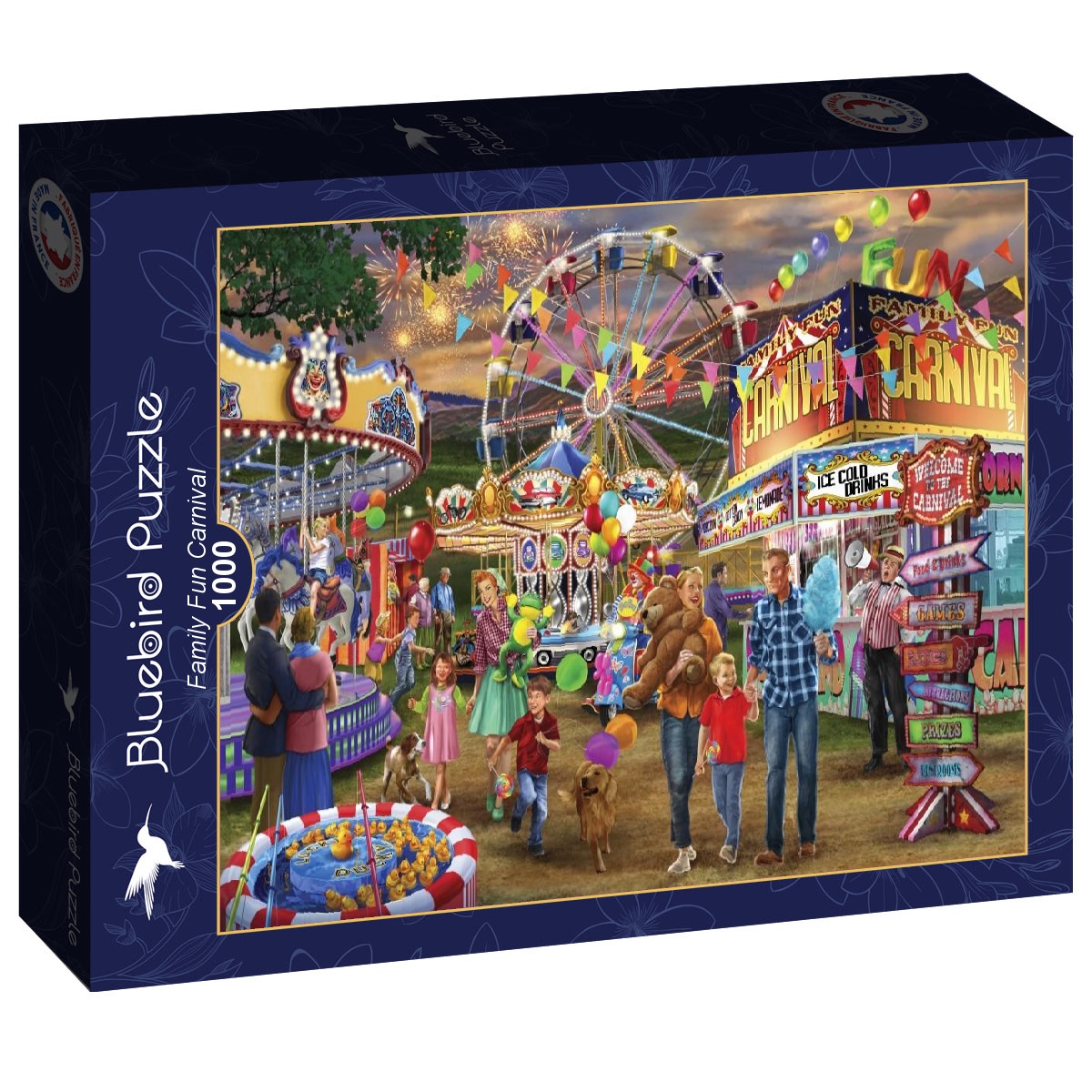 Family Fun Carnival Puslespil 1000 Brikker - Billede 2