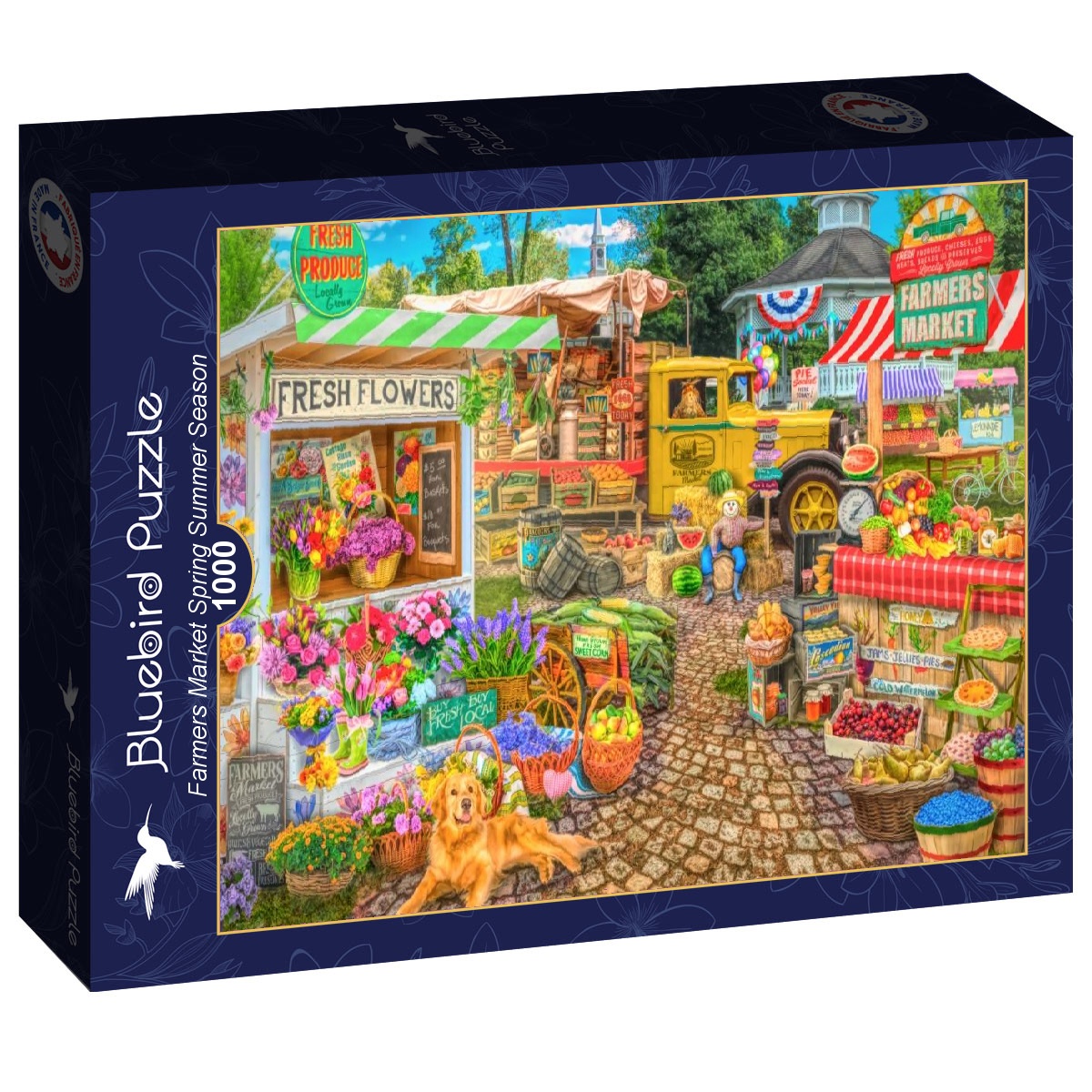 Farmers Market Spring Summer Season Puslespil 1000 Brikker - Billede 2