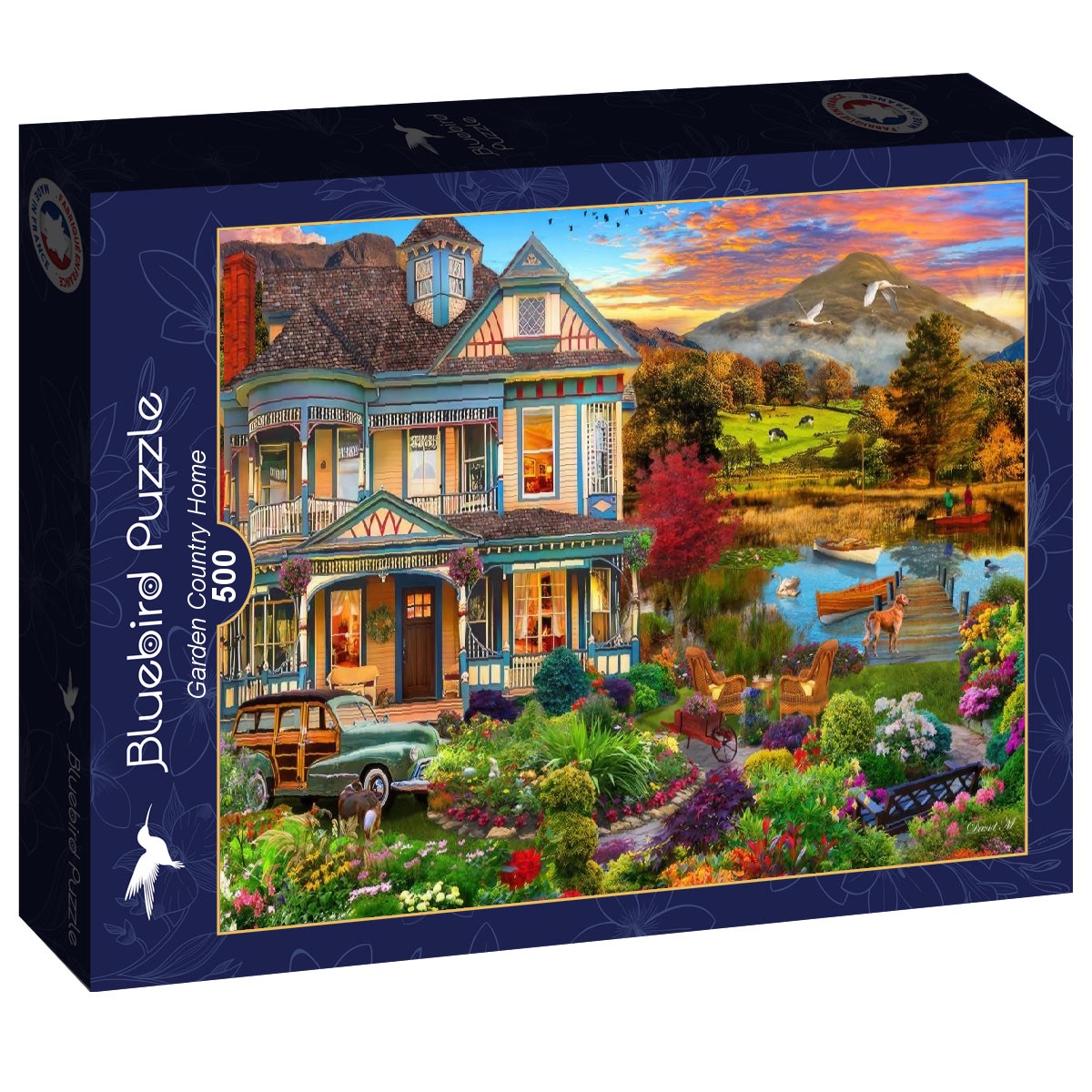 Alternative view of Garden Country Home Puslespil 500 Brikker