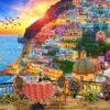 Positano Italy Puslespil 1000 Brikker