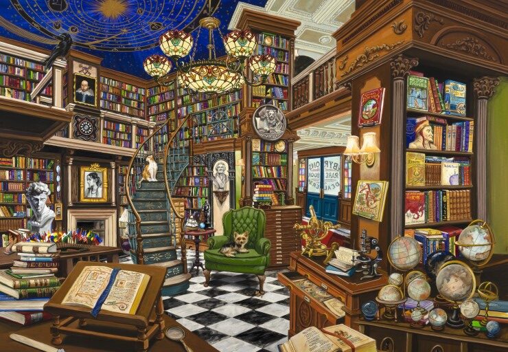 Rare Book Dealer Puslespil 1000 Brikker