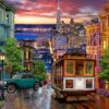San Francisco Trolley Puslespil 1000 Brikker