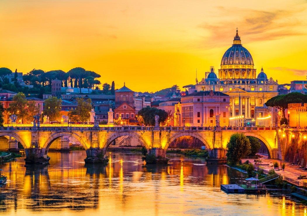 St. Peter's Basilica, Vatican City Puslespil 1000 Brikker
