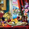 Still Life and Wine Puslespil 1000 Brikker