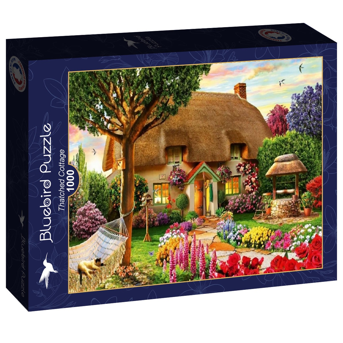 Alternative view of Thatched Cottage Puslespil 1000 Brikker