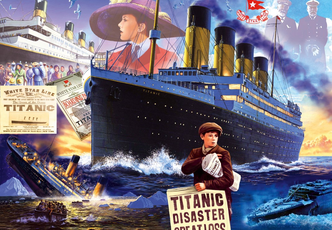 Titanic Puslespil 1000 Brikker