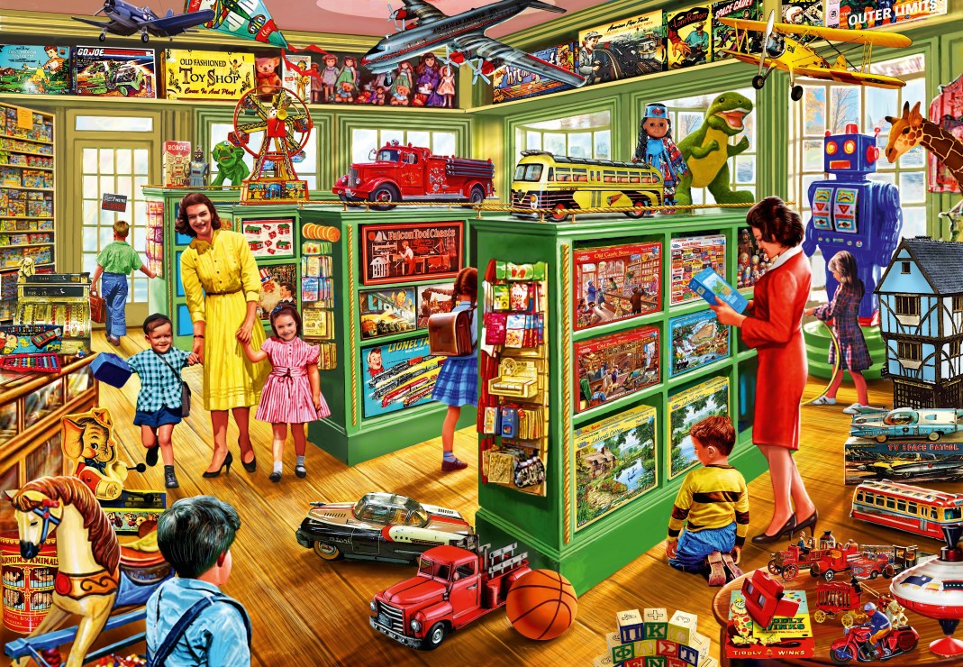 Toy Shop Interiors Puslespil 1000 Brikker