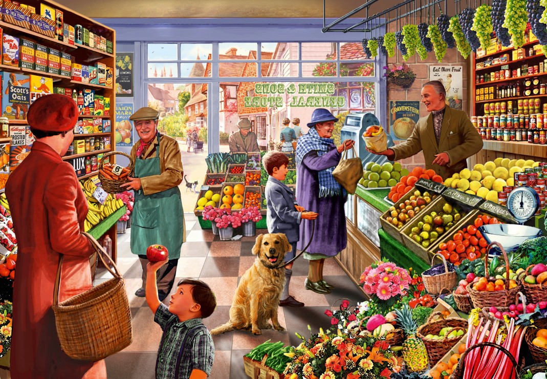 Village Greengrocer Puslespil 1000 Brikker