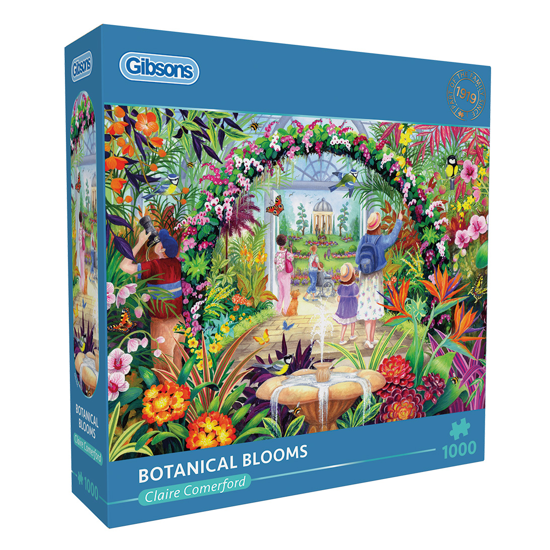 Alternative view of Botanical Blooms Puslespil 1000 Brikker