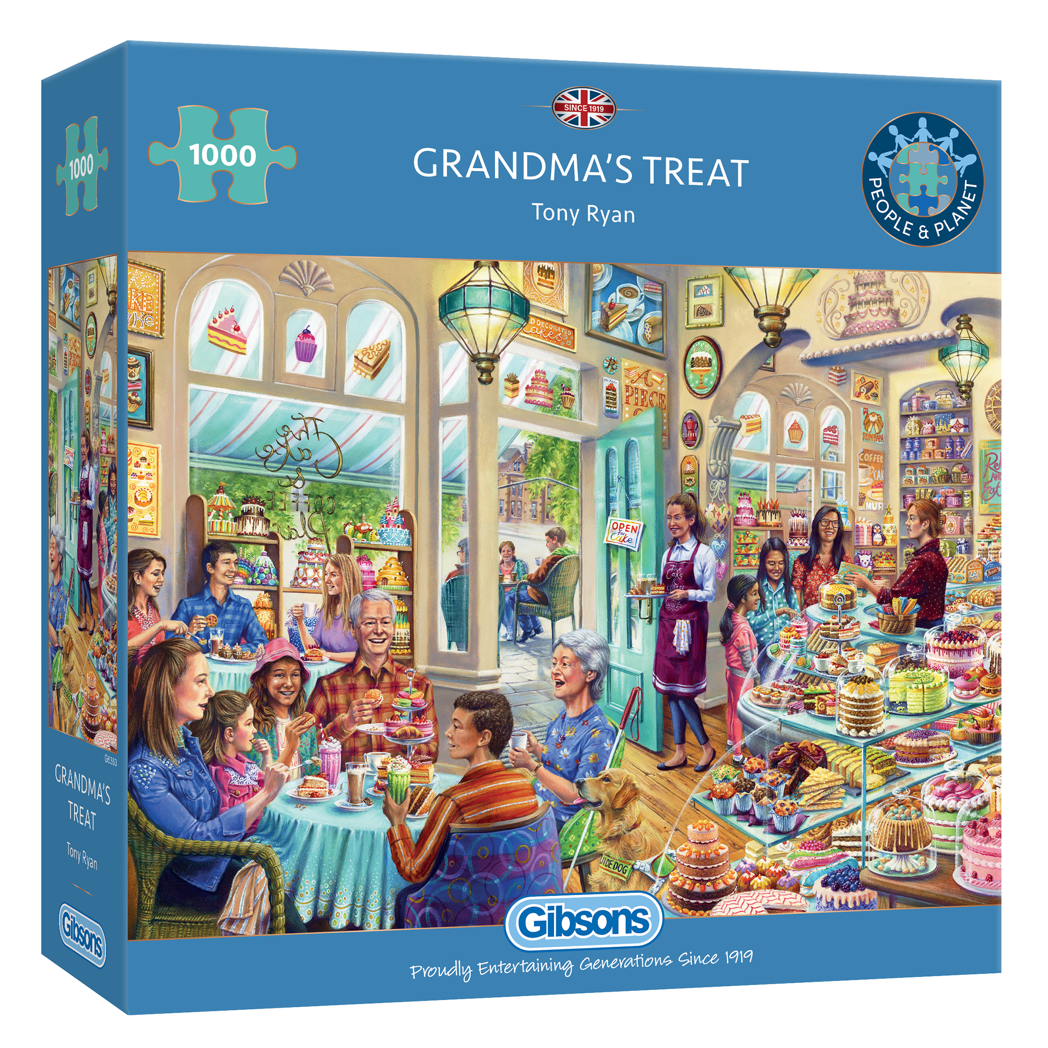 Alternative view of Grandmas Treat Puslespil 1000 Brikker