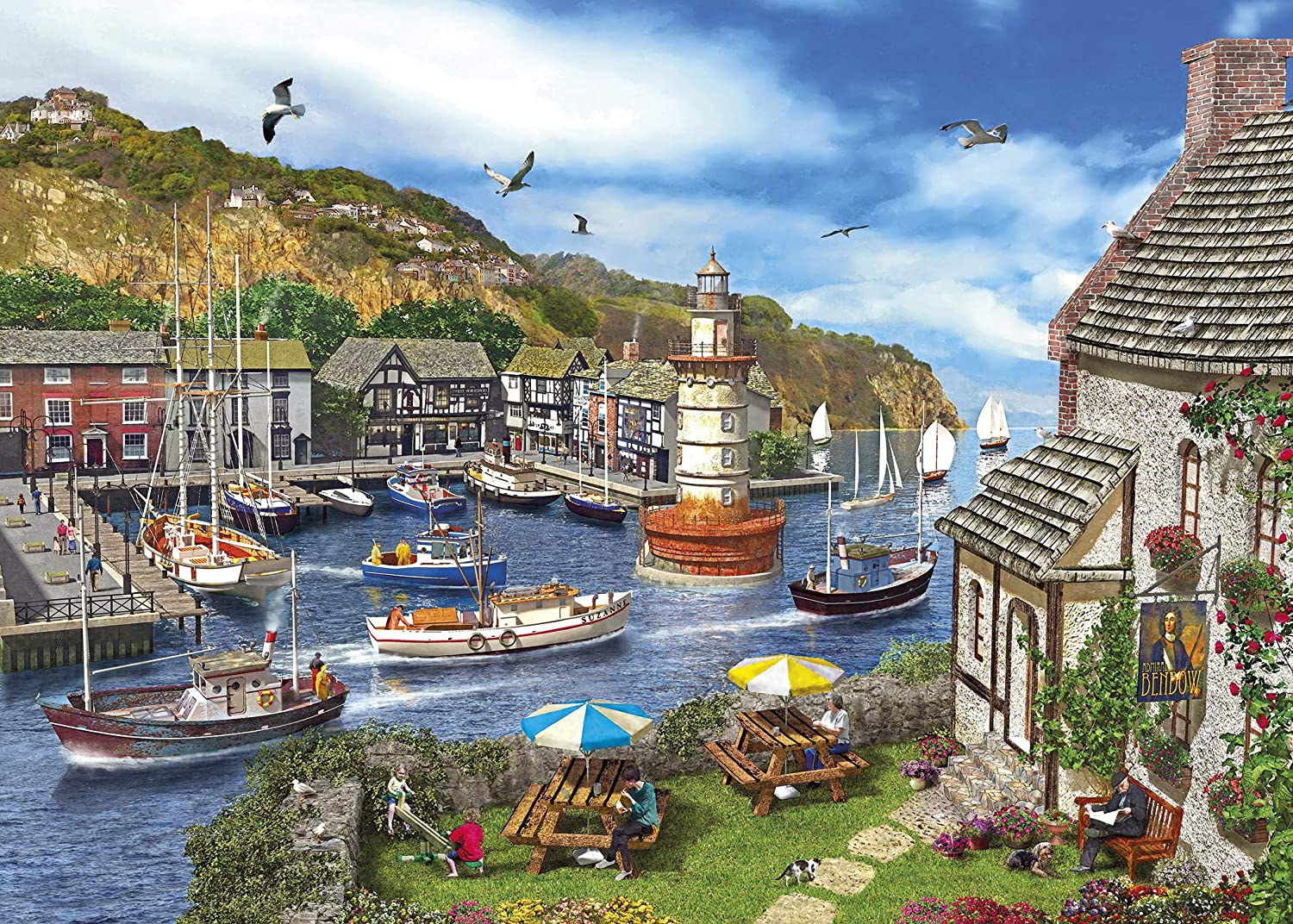 Lighthouse Bay Puslespil 1000 Brikker