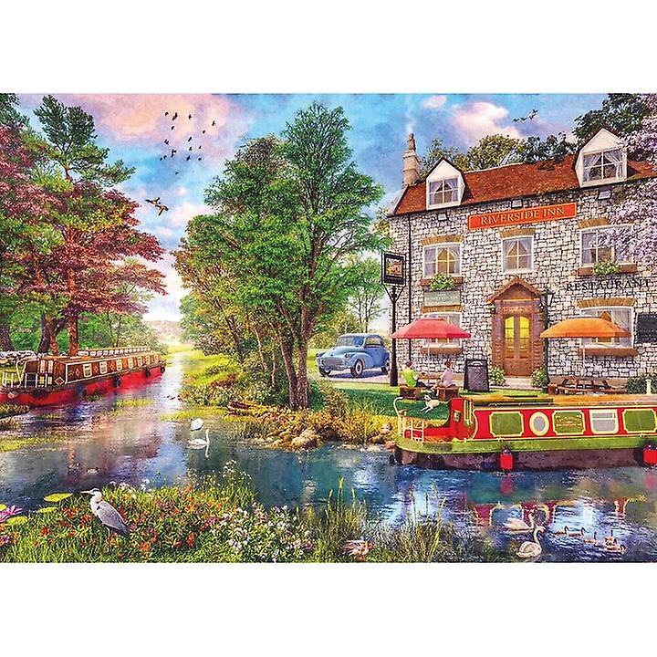 Riverside Inn Puslespil 1000 Brikker