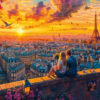 Paris Rooftop Whispers Puslespil 1000 Brikker
