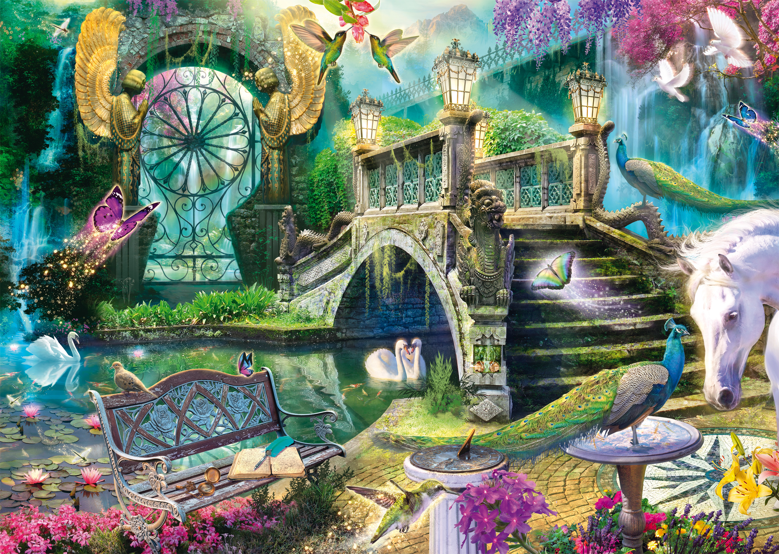 Secret Garden Puslespil 1000 Brikker