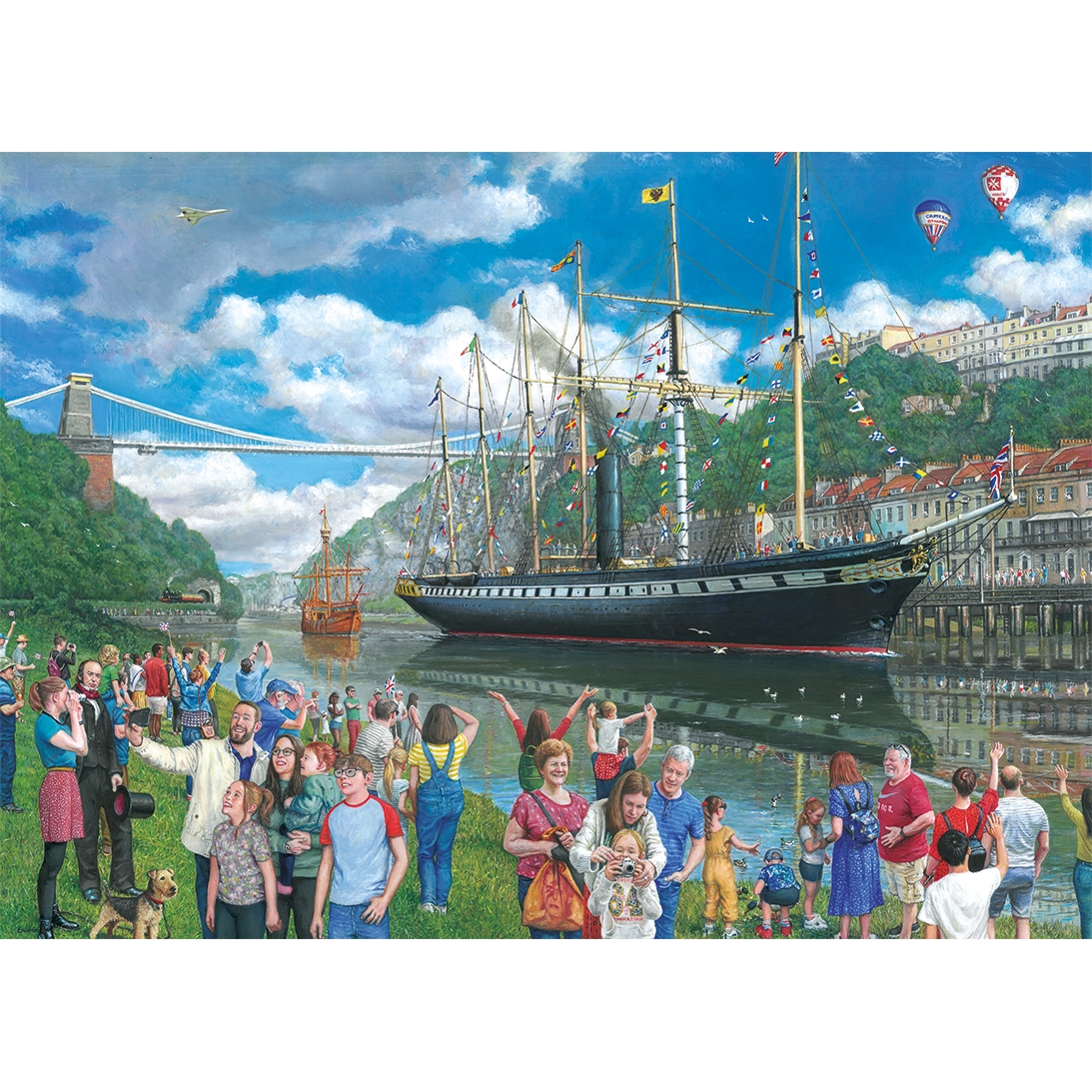 SS Great Britain: An Imagined Odyssey Puslespil 1000 Brikker