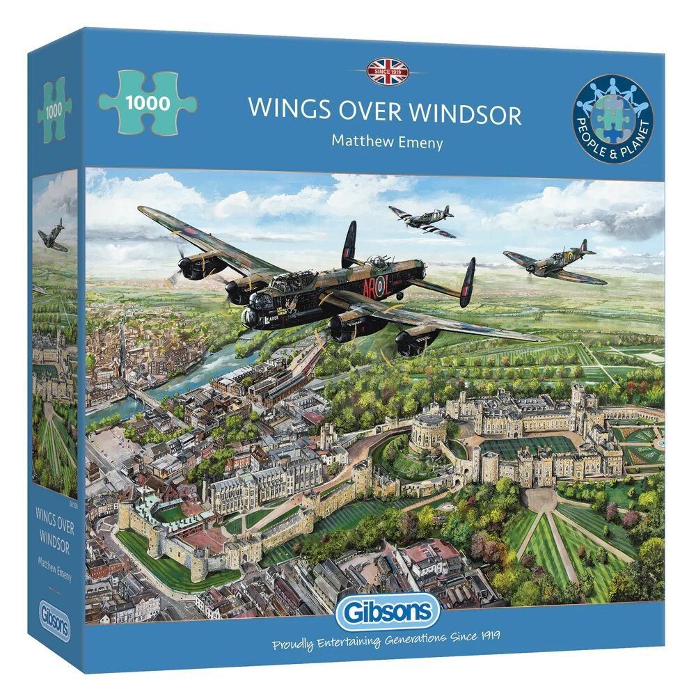 Alternative view of Wings over Windsor Puslespil 1000 Brikker