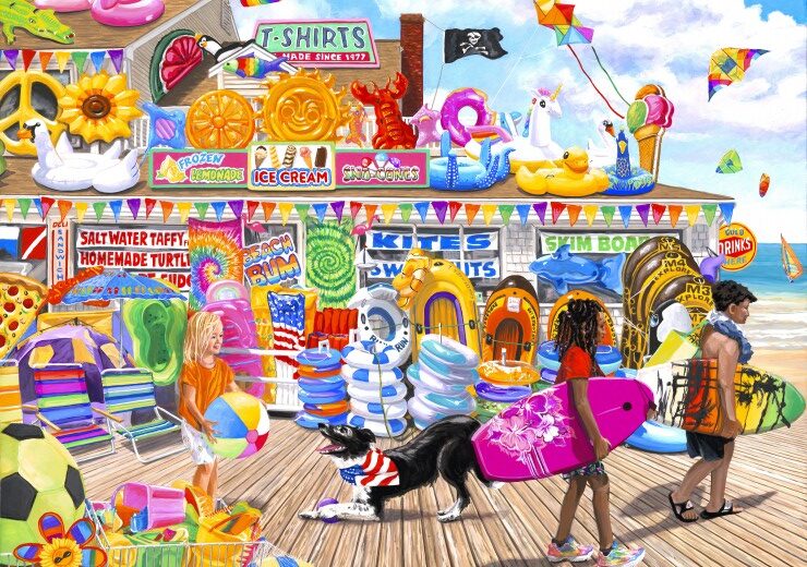 Beach Shop Puslespil 2000 Brikker