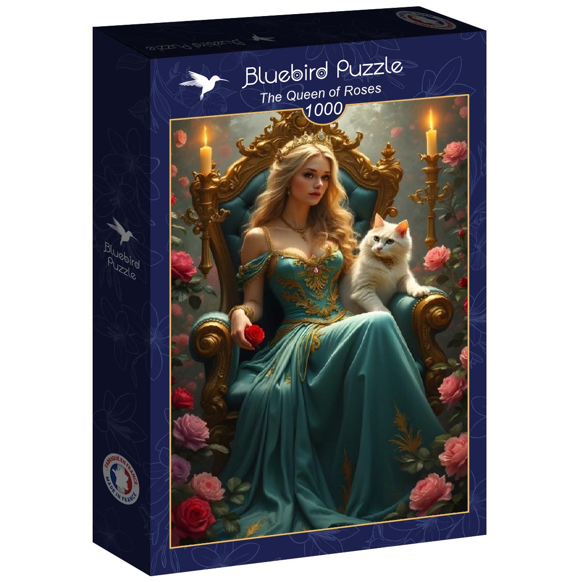 Alternative view of Queen of Roses Puslespil 1000 Brikker