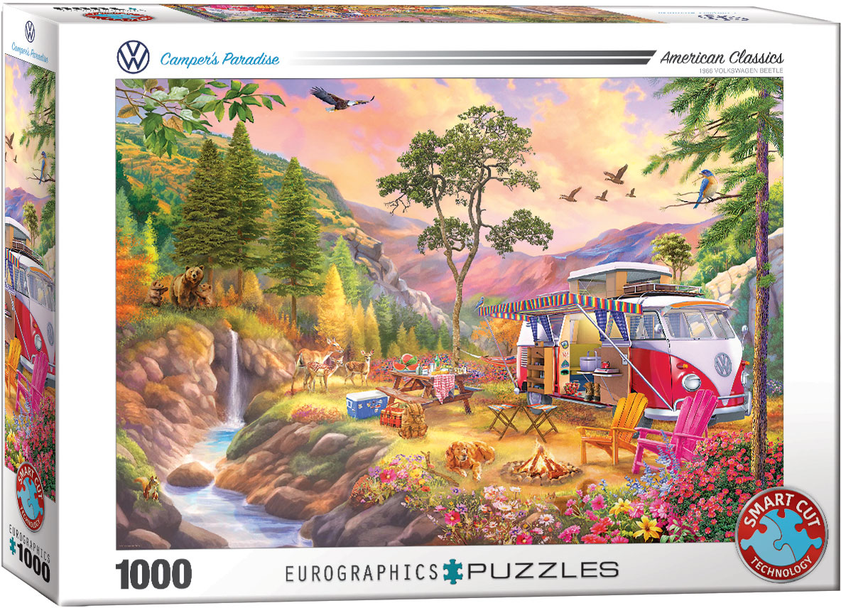 Alternative view of Camper's Paradise Puslespil 1000 Brikker