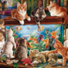 Cats by Aquarium Puslespil 1000 Brikker