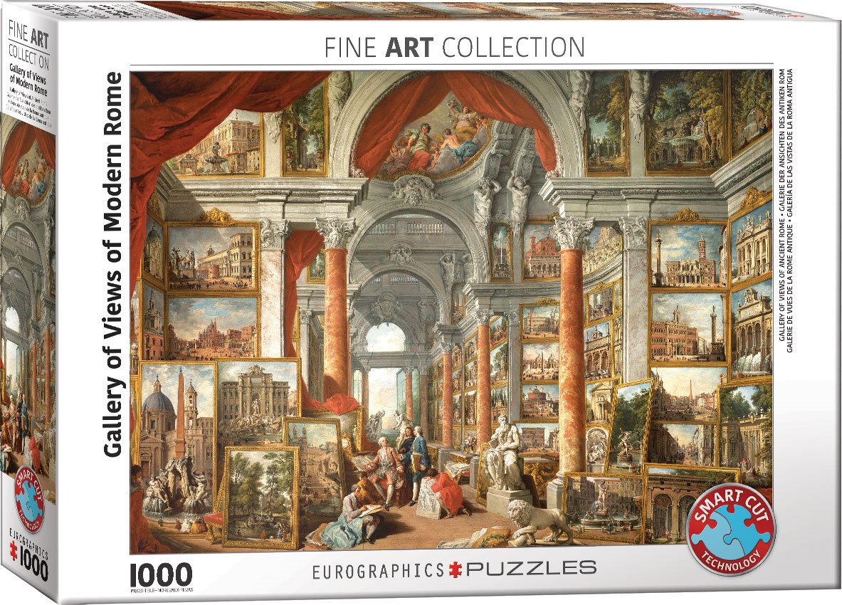 Alternative view of Gallery of Views of Modern Rome Puslespil 1000 Brikker