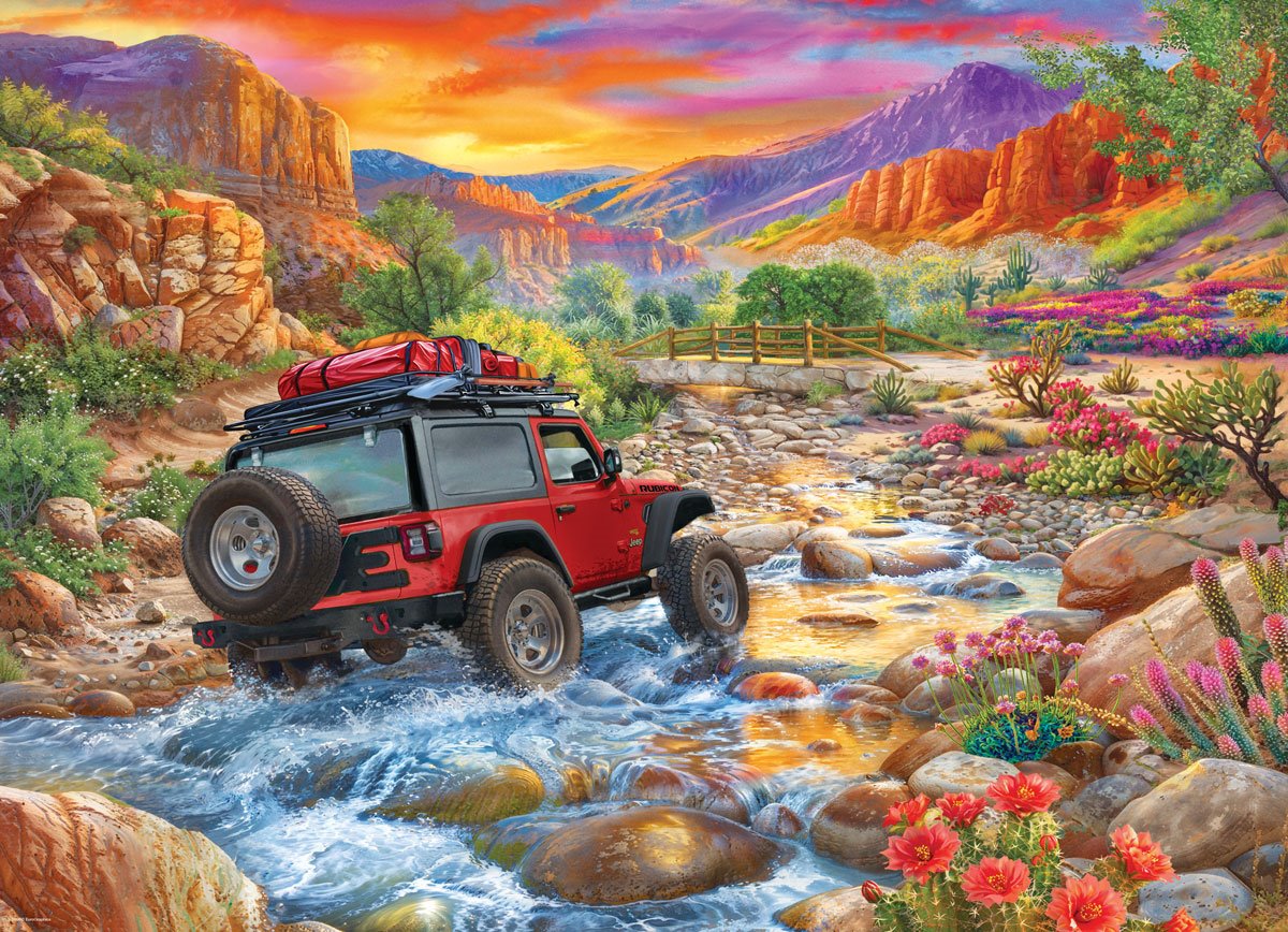 Jeep Rocky Ride Puslespil 1000 Brikker