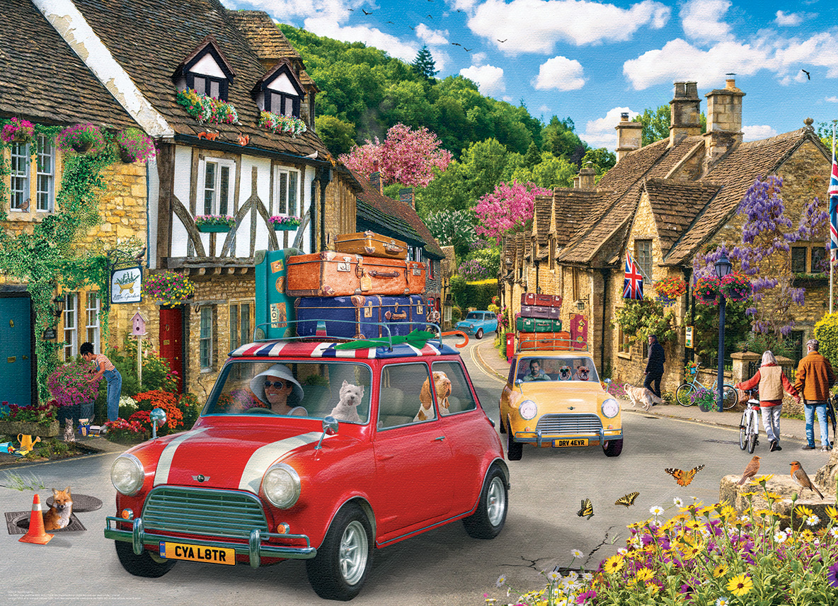 Mini Cooper Puslespil 1000 Brikker