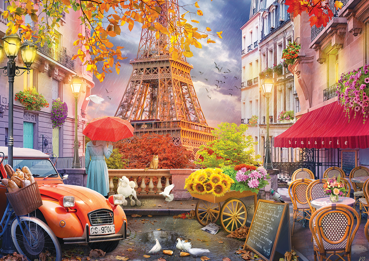 Paris View by Kateryna Puslespil 1000 Brikker
