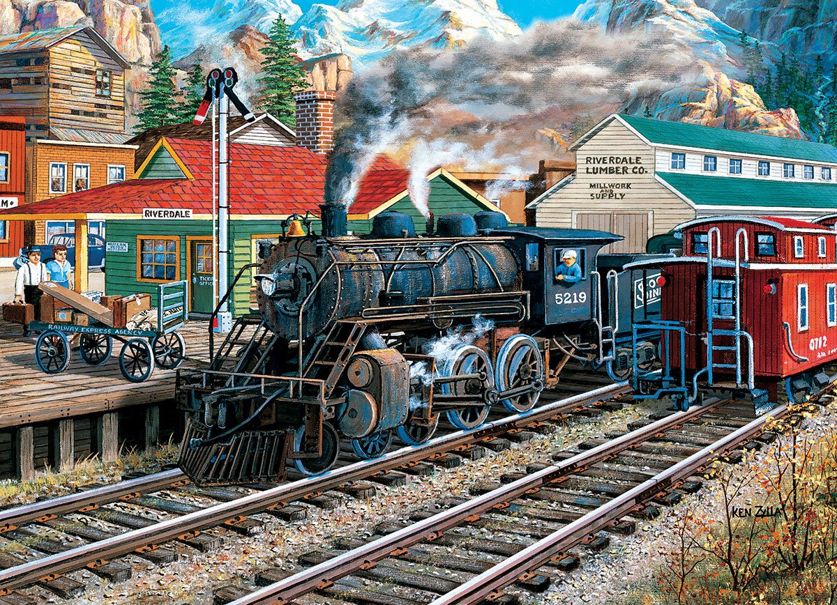 Old Depot Station Puslespil 1000 Brikker