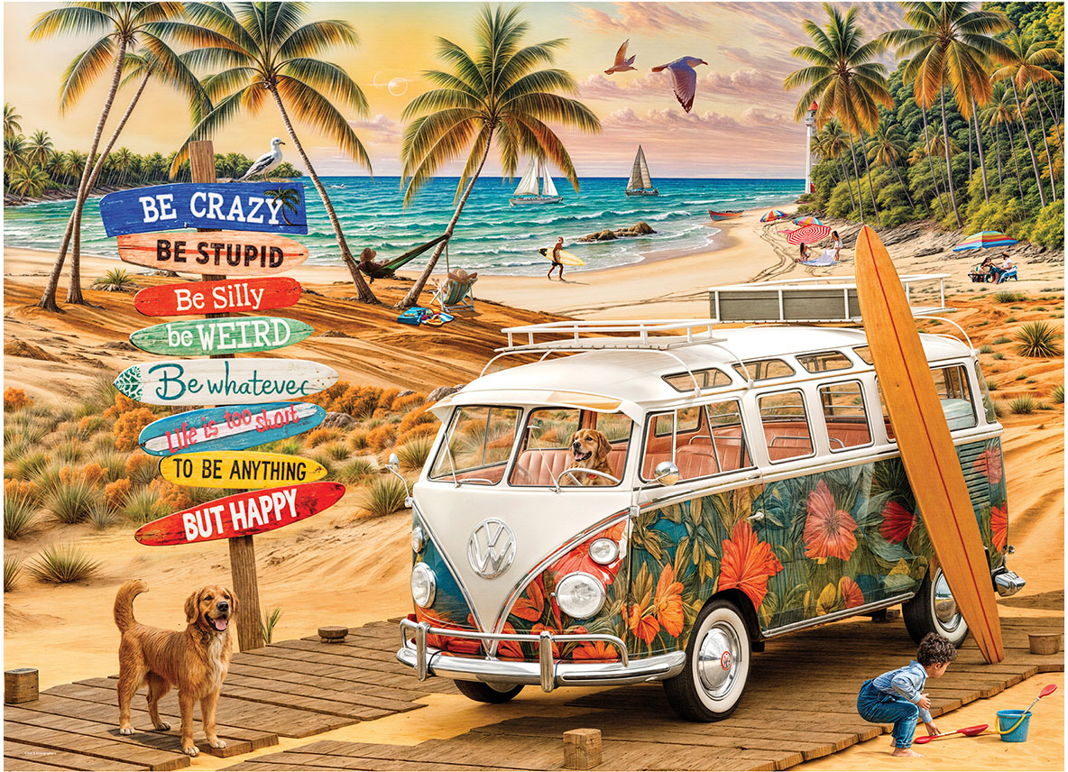 VW Be Happy Puslespil 1000 Brikker