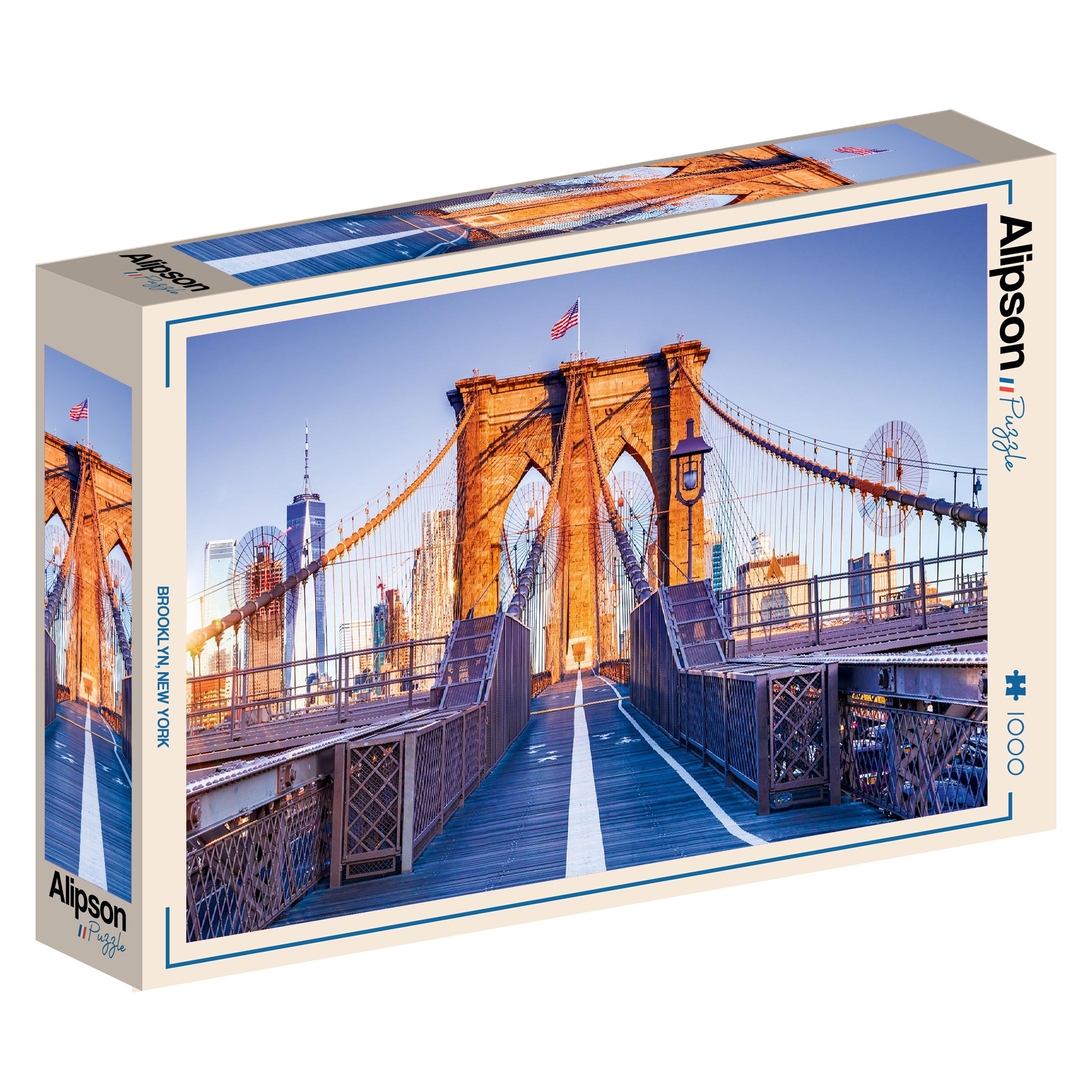 Alternative view of Brooklyn, New York Puslespil 1000 Brikker
