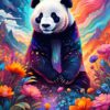 Colourful Panda Puslespil 1000 Brikker