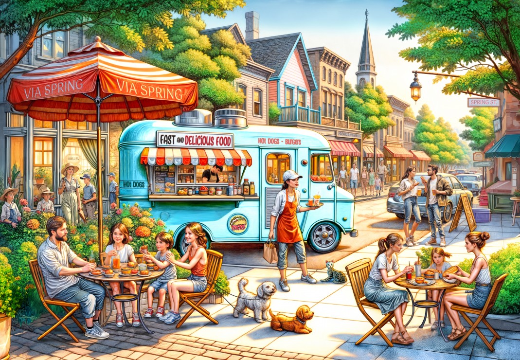 Fast and Delicious Food Puslespil 1000 Brikker