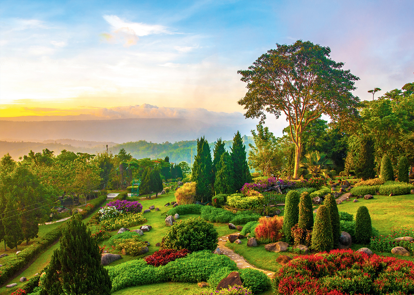 Garden on the Hill Puslespil 1000 Brikker