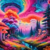 Mushroom Forest Puslespil 1000 Brikker